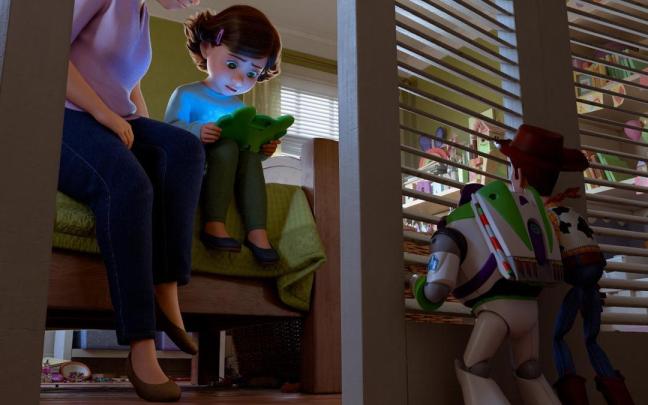 Escena del nuevo tráiler de 'Toy Story 5'.