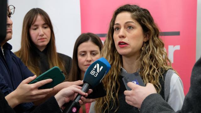 La coordinadora de Sumar, Lara Hernández