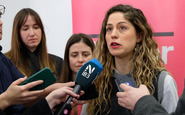 La coordinadora de Sumar, Lara Hernández
