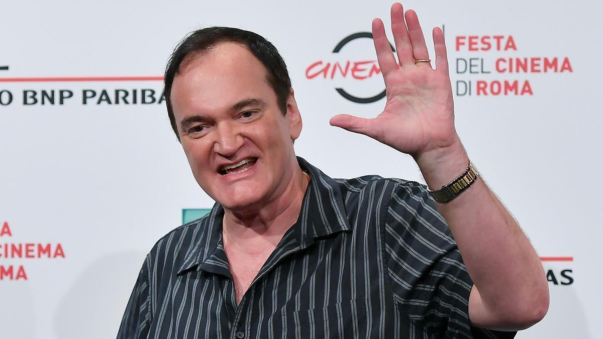 Quentin Tarantino en el Festival de Roma de 2021.