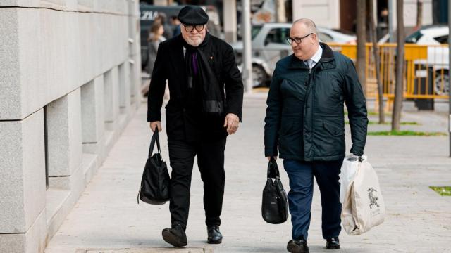 El excomisario José Manuel Villarejo a su llegada a la Audiencia Nacional