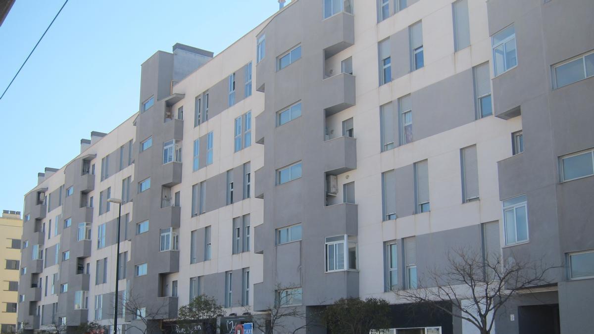 Un bloque de viviendas