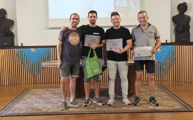 Premiados en el rally fotográfico de Ordizia.