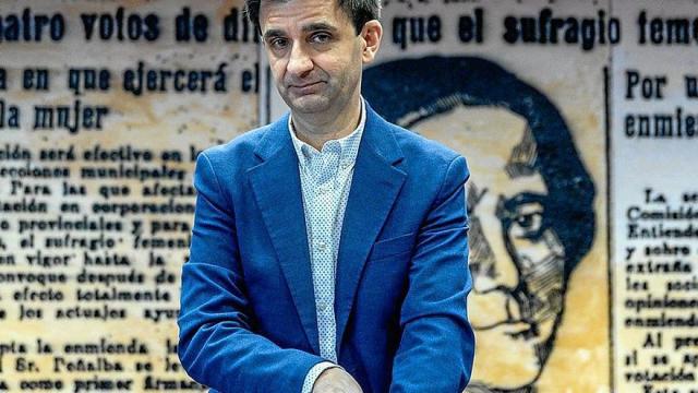 José Pablo López, presidente de la Corporación RTVE, en su comparecencia en el Senado. | FOTO: EFE