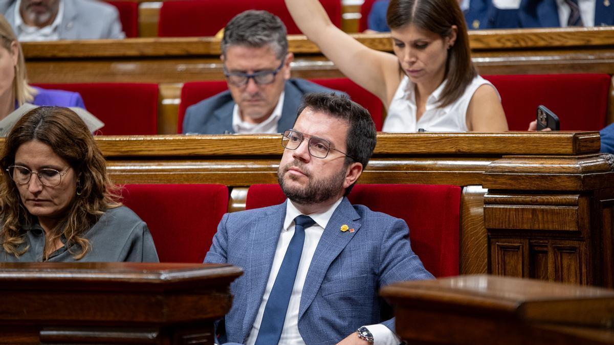 El president de la Generalitat de Catalunya, Pere Aragonès.