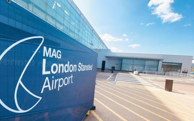 El aeropuerto Londres-Stansted.