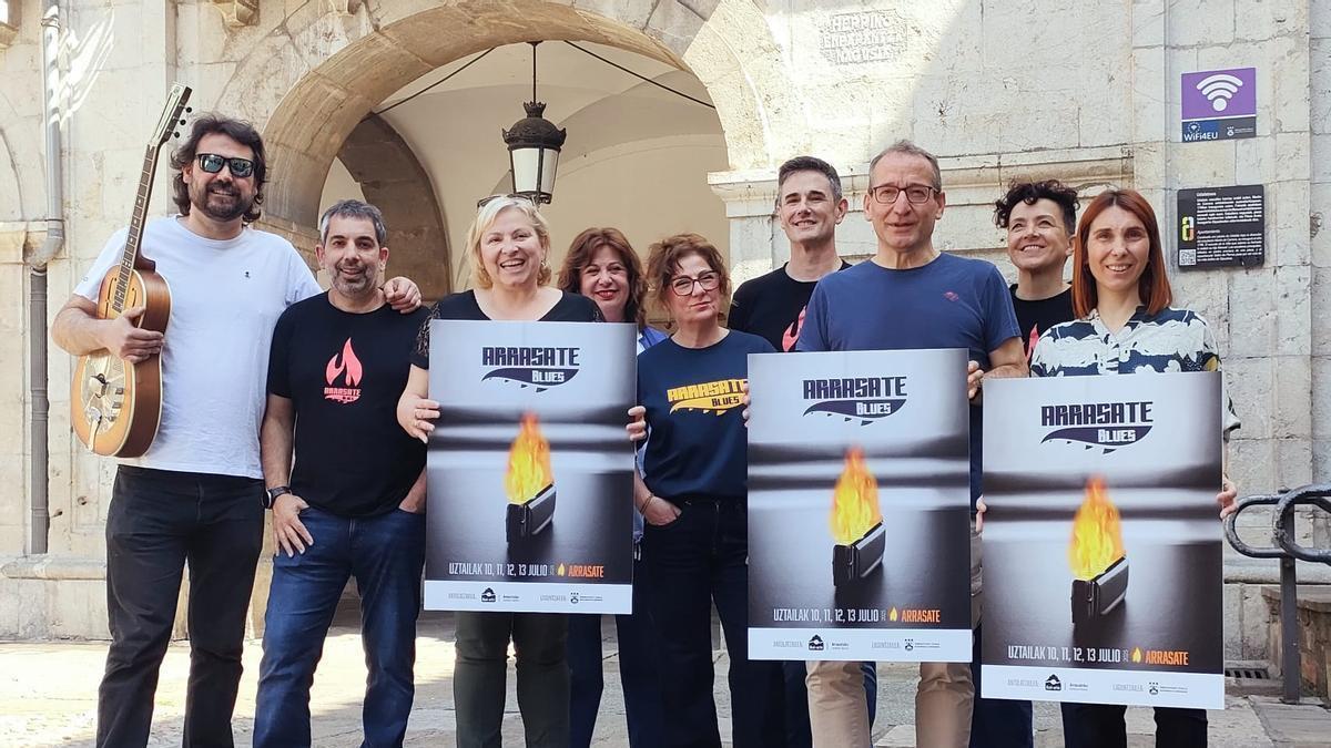 Presentación de la séptima edición del Arrasate Blues.