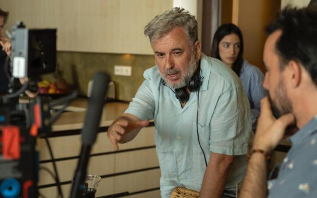 Félix Sabroso, durante el rodaje de 'Furia'.