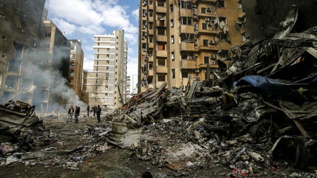 Ataques de Israel sobre el Líbano.