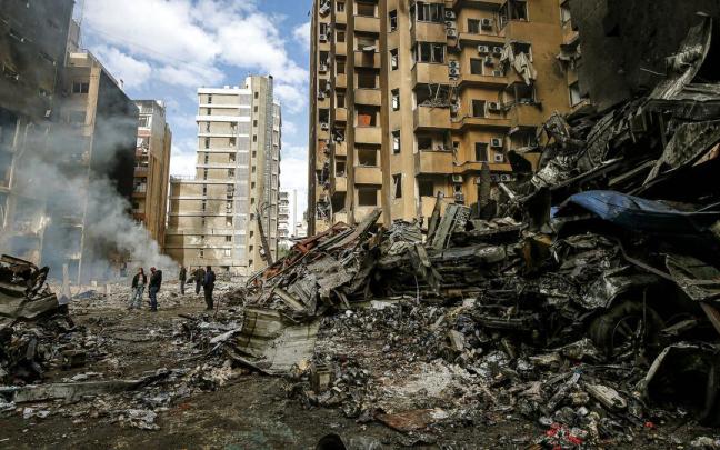 Ataques de Israel sobre el Líbano.