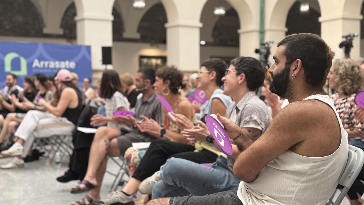 Un momento de la presentación del diagnóstico en Kulturate.