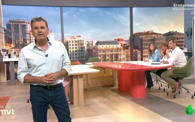 Iñaki López en el estreno de la nueva temporada de 'Mas vale tarde'