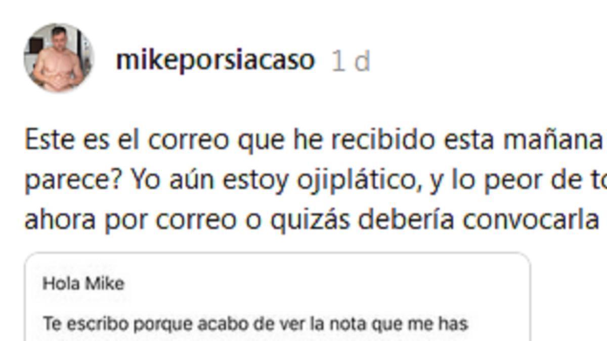 El comienzo del post.