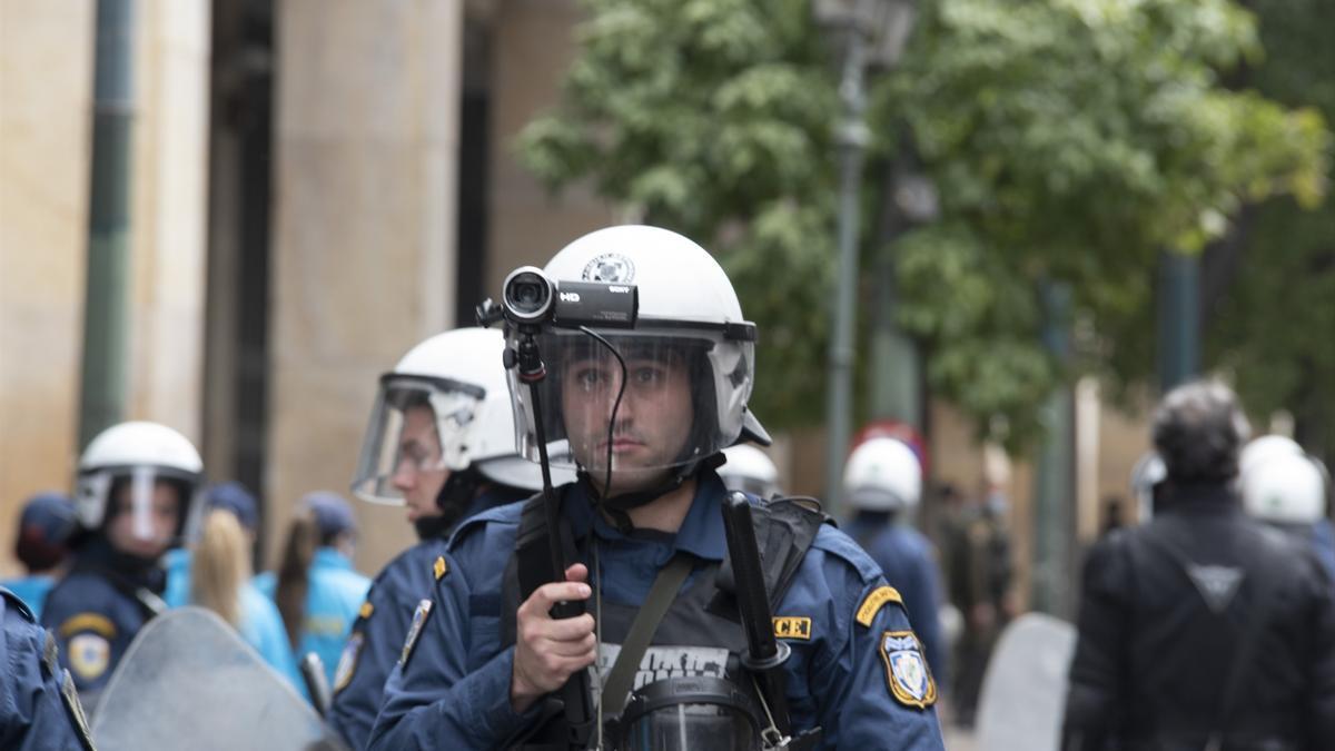 Policías griegos, en una imagen de archivo.