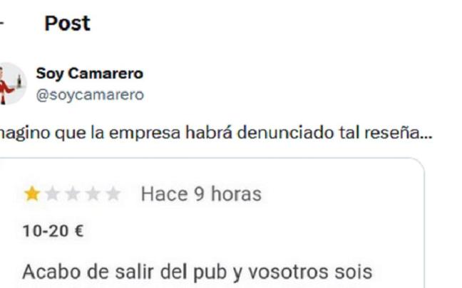 El comienzo del post.