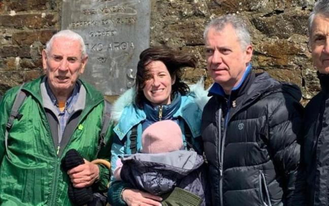 Urkullu, en el monte Saibigain.