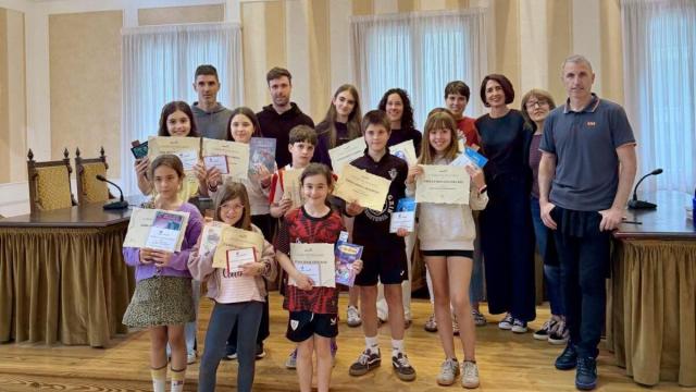 Entrega de premios del certamen de literatura de Getaria.