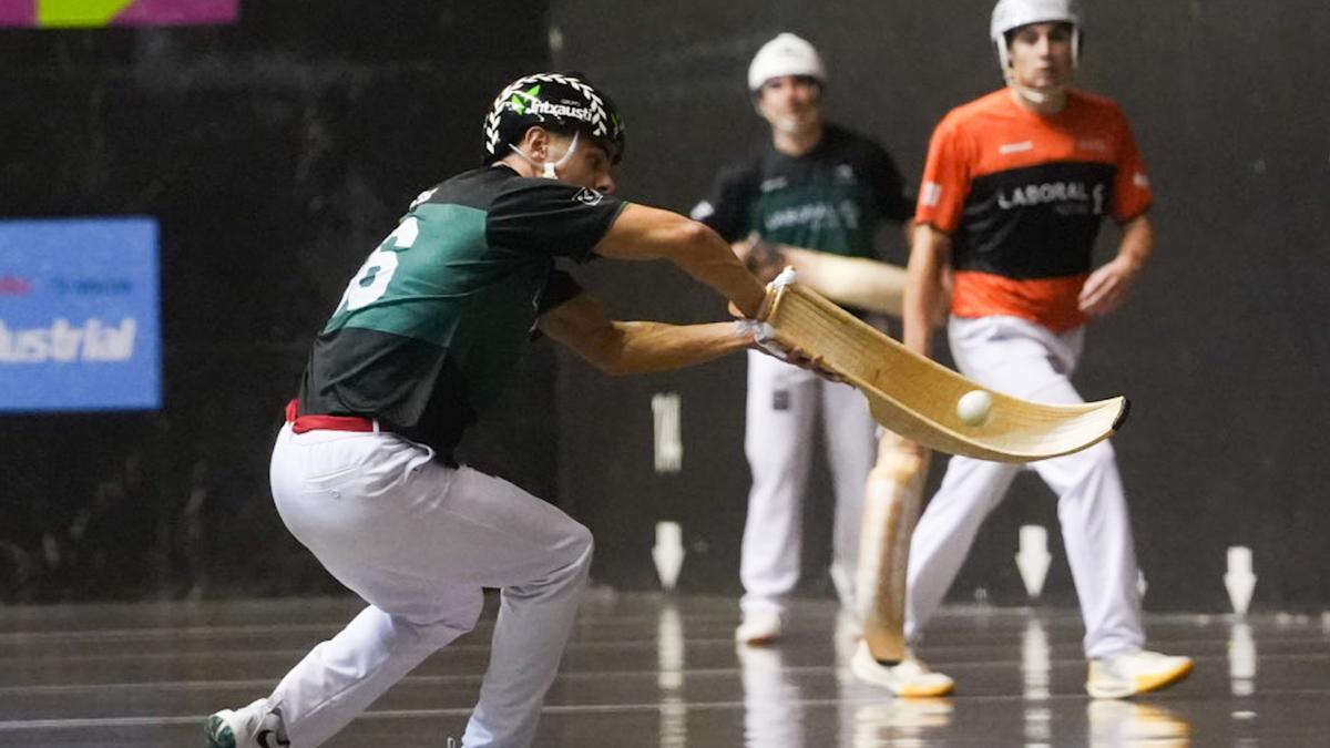 Alex Goitia y Unai Lekerika, finalistas del Winter Series tras derrotar a Johan y Gorka Sorozabal.