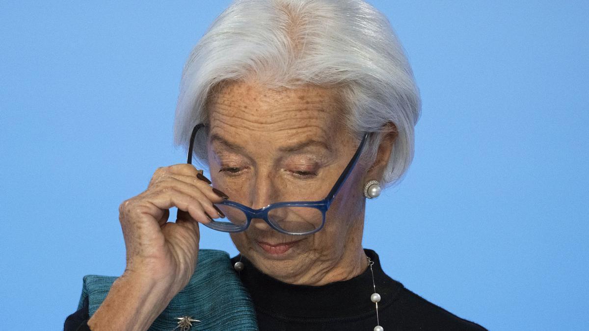 Christine Lagarde, presidenta del BCE.