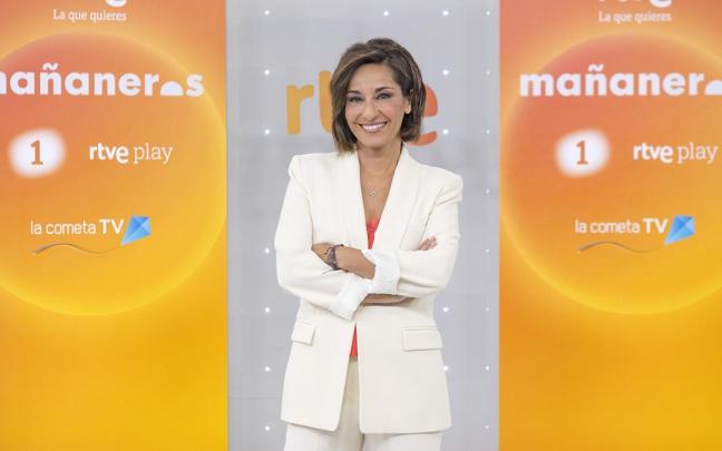 La periodista y presentadora Adela González, en la presentación oficial del nuevo ‘Mañaneros’