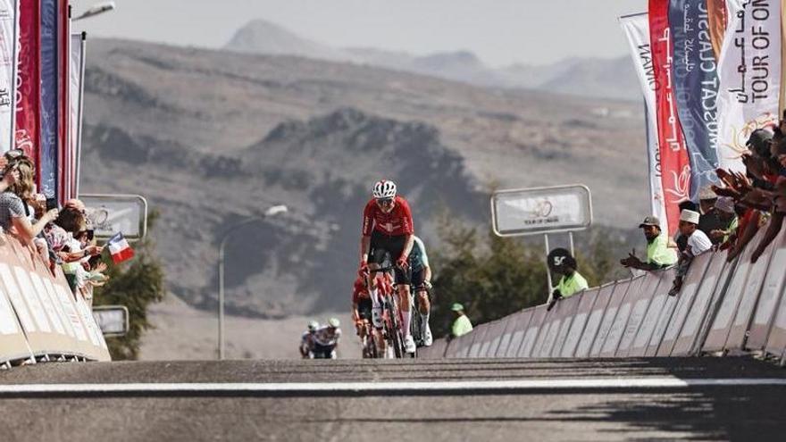 Schmid, vencedor de la tercera etapa del Tour de Omán.