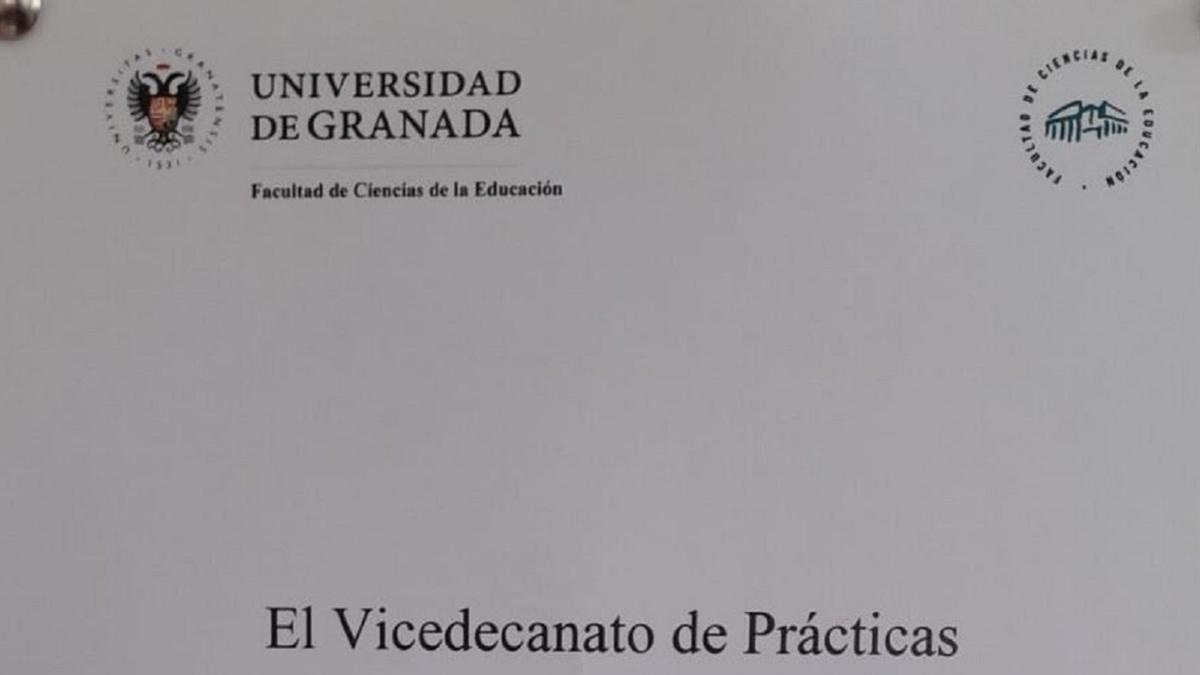 El comienzo del cartel.