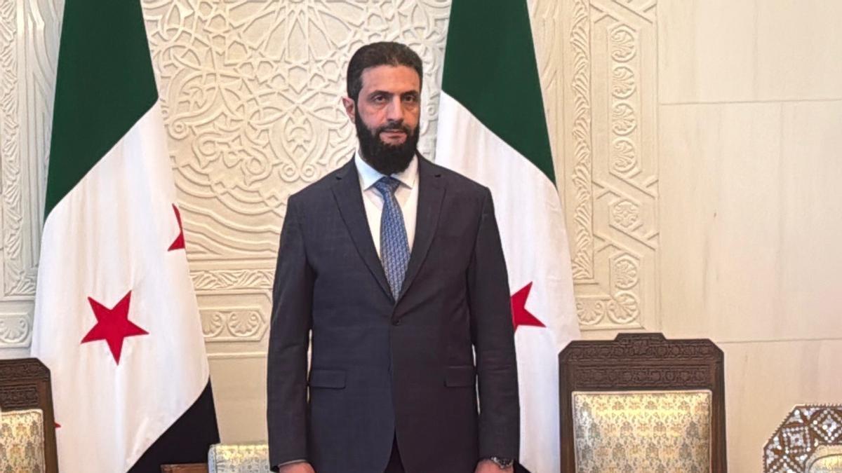 El presidente sirio de transición, Ahmed al Sharaa