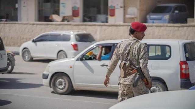 Militar en Yemen.