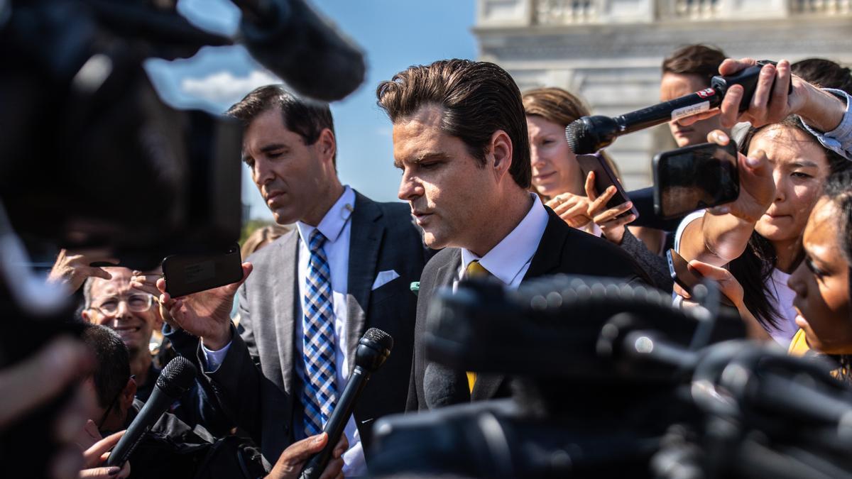 El legislador republicano Matt Gaetz