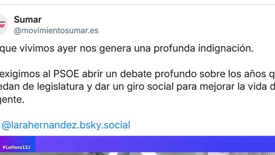 Sumar, giro social