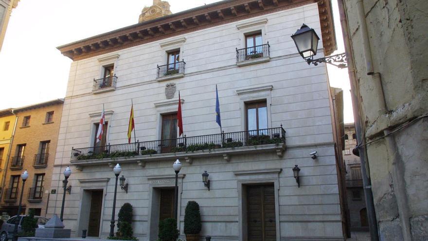 Fachada del Ayuntamiento de Tudela.