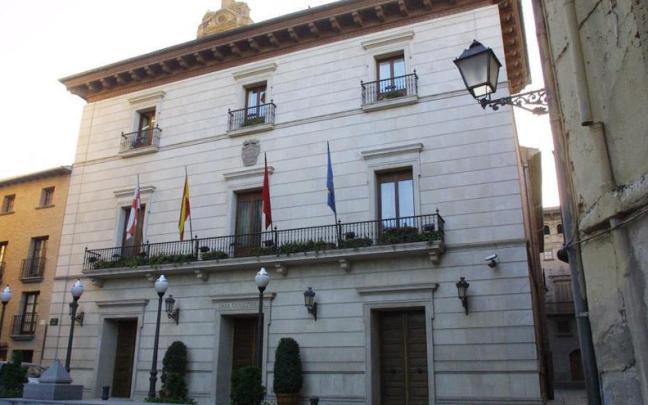 Fachada del Ayuntamiento de Tudela.