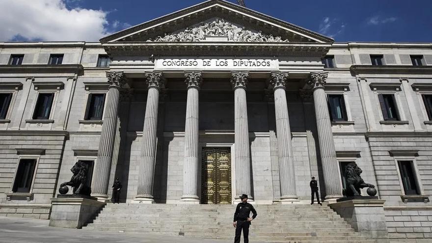 Exterior del Congreso de los Diputados