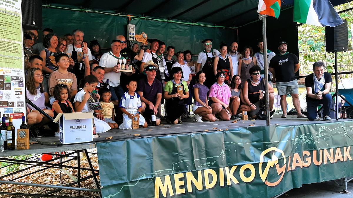 Ganadores certamenes gastronómicos de Mendiko Lagunak