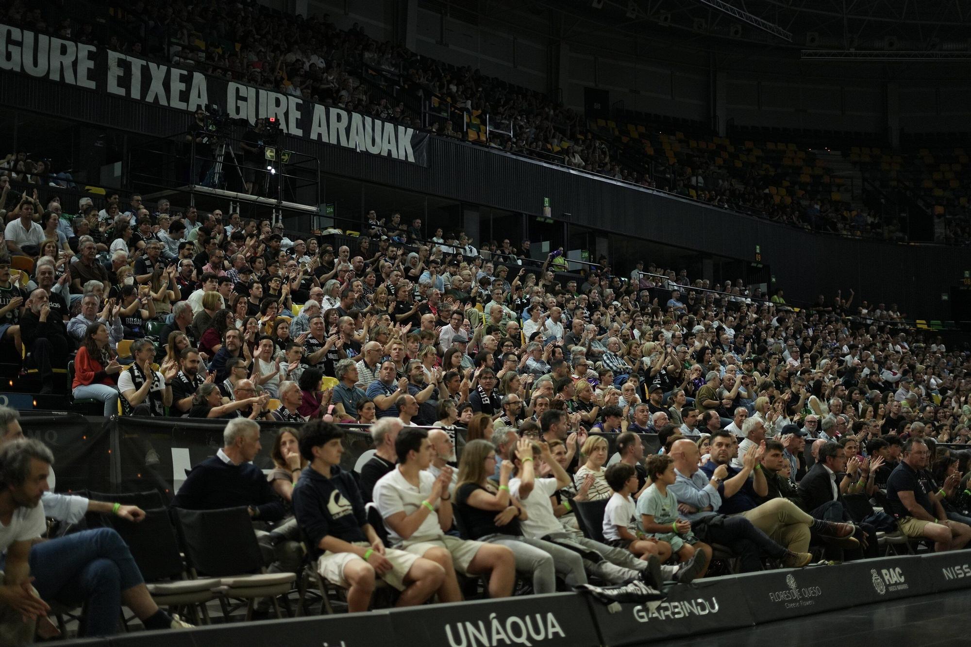 Un Bilbao Arena hasta la bandera dictará sentencia el próximo día 29 ante el PAOK. / MARKEL FERNÑANDEZ