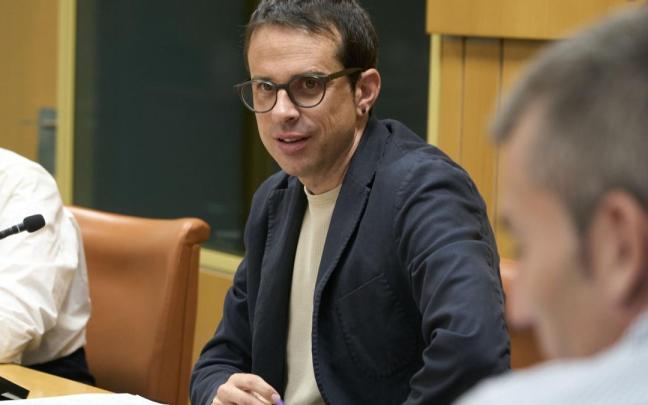El portavoz parlamentario de EH Bildu, Pello Otxandiano