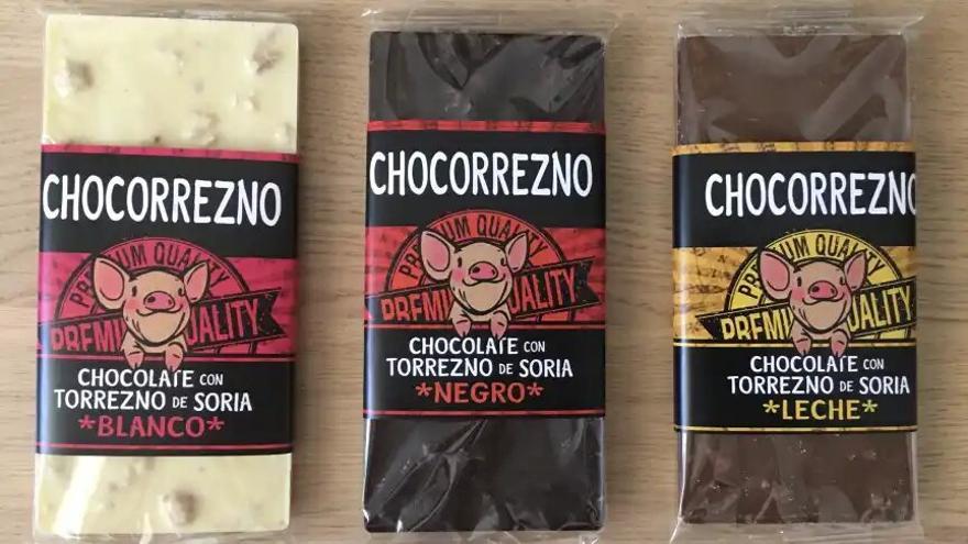 Las tres combinaciones posibles de 'Chocorrezno'.