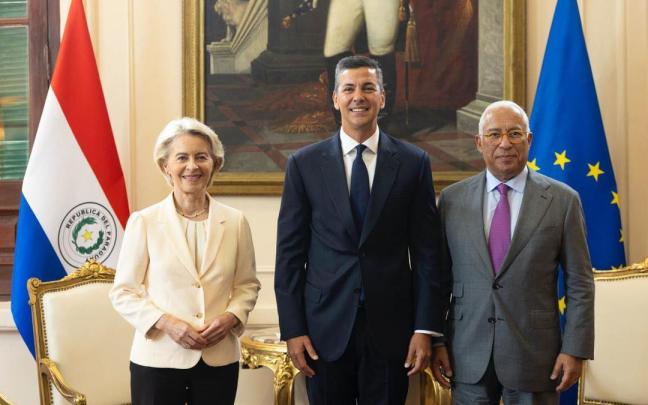 La firma del histórico acuerdo de libre comercio entre la Unión Europea (UE) y el Mercosur, el pasado 17 de enero en Asunción, Paraguay