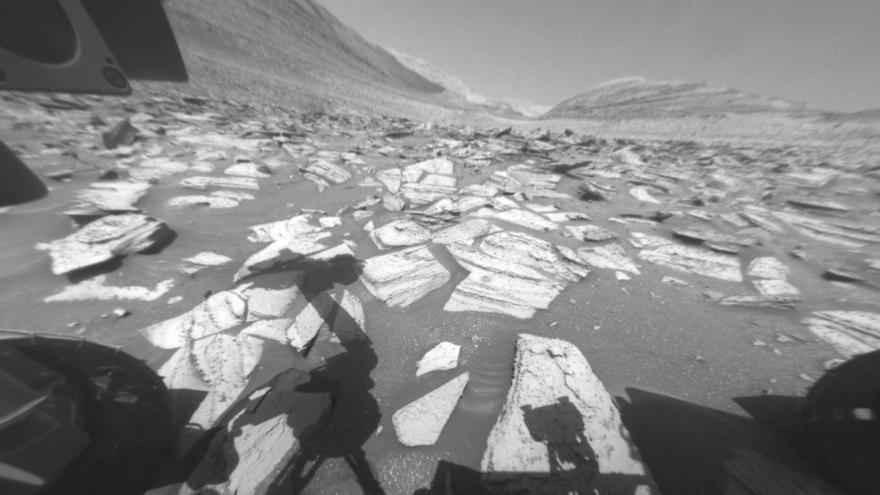 Imagen de Marte captada por el robot Curiosity.