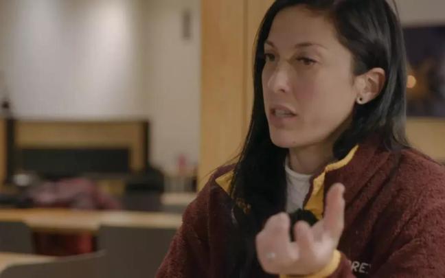Jenni Hermoso en 'Planeta Calleja'. / Cuatro Jenni Hermoso en 'Planeta Calleja'.