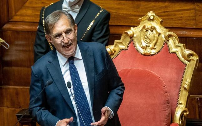 El presidente del Senado italiano, Ignazio La Russa, en una foto de archivo.