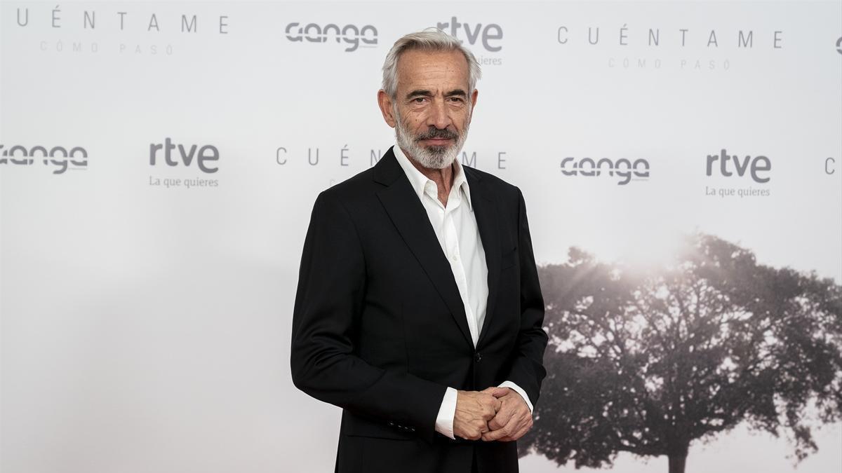 Imanol Arias en un photocall.