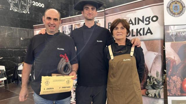 Josema Olano, Xabier Olano y Loinaz Usabiaga.