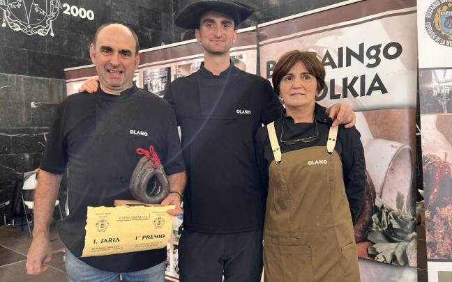 Josema Olano, Xabier Olano y Loinaz Usabiaga.