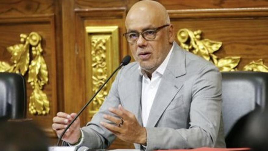 El presidente del Parlamento venezolano, Jorge Rodríguez