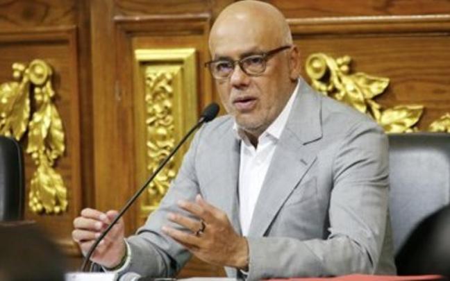 El presidente del Parlamento venezolano, Jorge Rodríguez