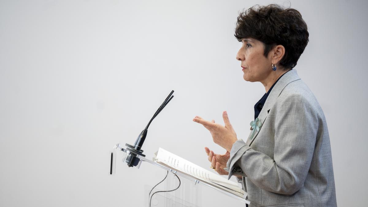 La portavoz del PNV en el Congreso de los Diputados, Maribel Vaquero.