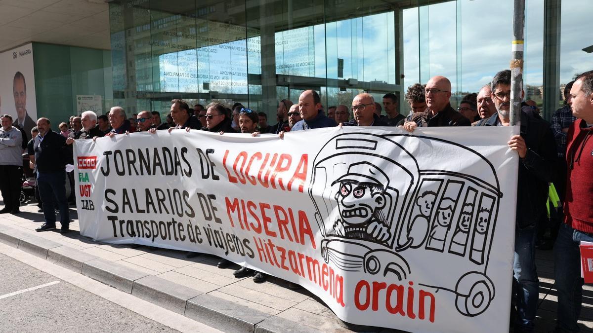 Concentración de trabajadores del sector de transporte de viajeros