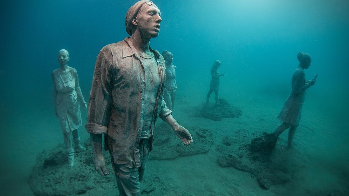 Los rostros de las figuras son moldes de los habitantes de la localidad.