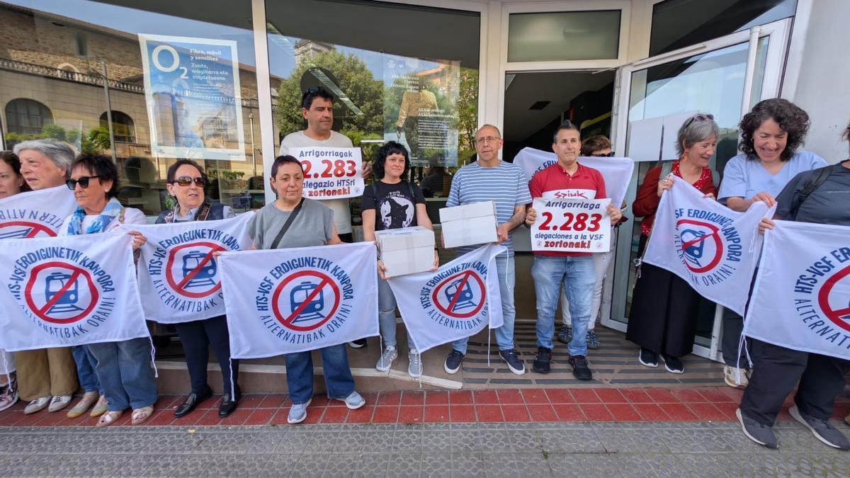 Vecinos y asociaciones de Arrigorriaga han presentado 2.283 alegaciones particulares